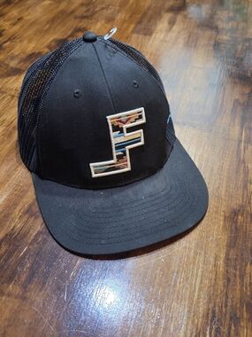 Lane Frost Aztec 3D Logo Adjustable Snap Back Baseball Cap, Black Hat Western